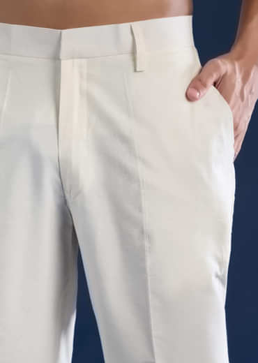 Pink Silk Jacket and Kurta Set with Dori Work