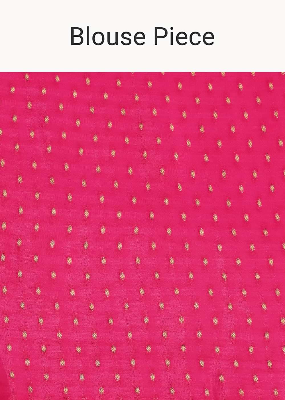 Pink Dual Shaded Cotton Kota Woven Saree With Zari Embroidered Border