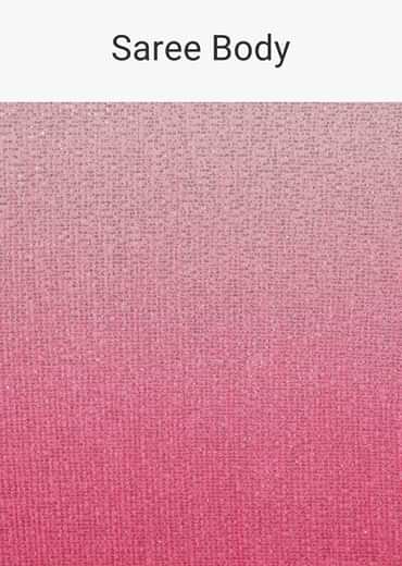 Pink Ombre Sequins Saree With Scallop Border