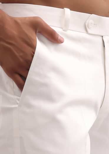 Pink Jodhpuri Suit With Embroidered Collar For Men