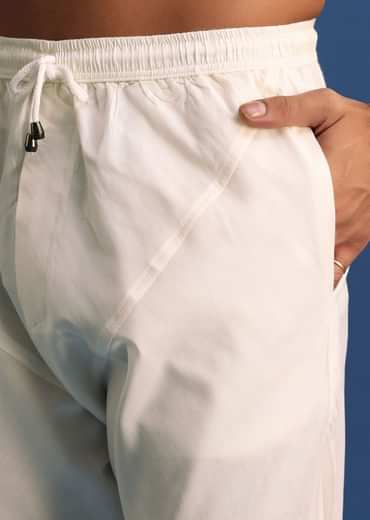 Pink Kurta Set With Foil Printed Motifs