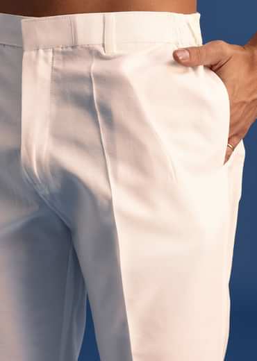 Pink Thread Handowork Kurta Set With Dupatta