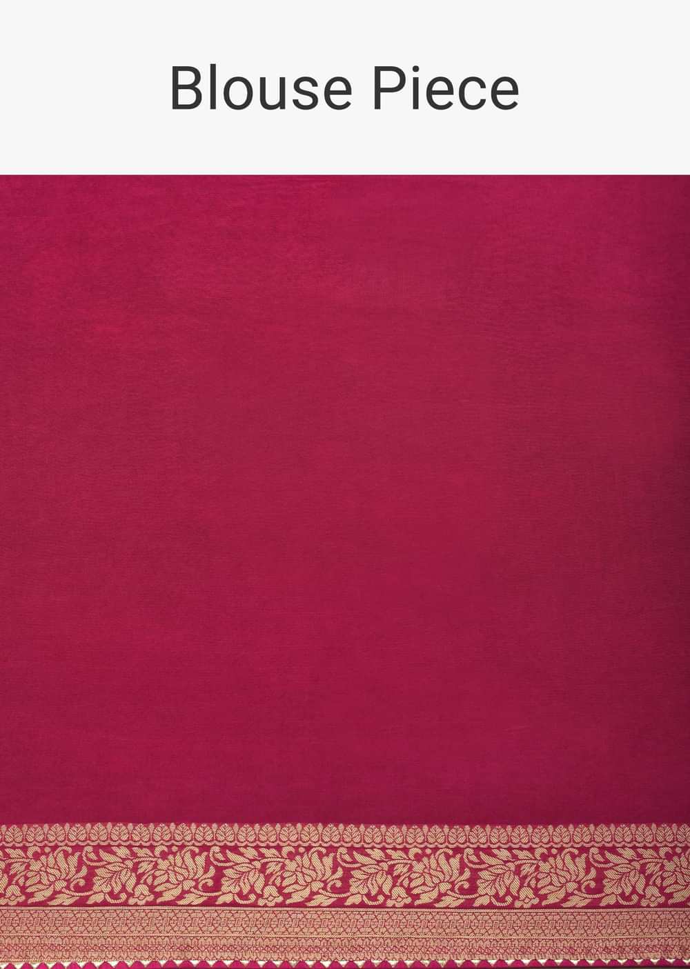 Pink Woven Saree In Silk With Bandhani Motifs And Unstitched Blouse Piece