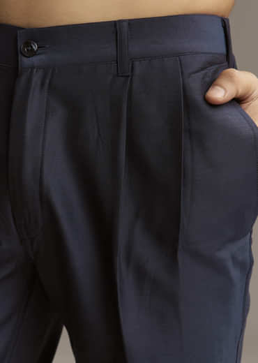 Poppy Multicolour Silk Kurta Set For Men With Print