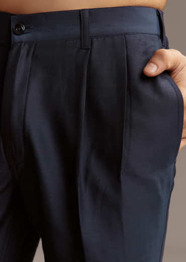 Poppy Multicolour Silk Kurta Set For Men With Vibrant Zigzag Print