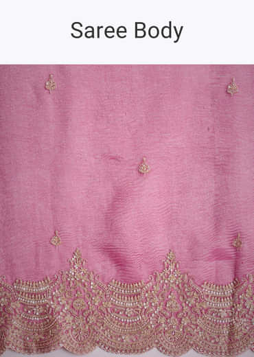 Purple Crush Tissue With Scallop Embroidered Border