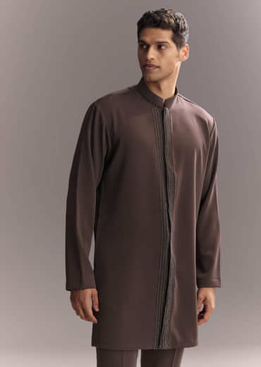 Purple Jodhpuri Suit For Men With Heavy Hand Work