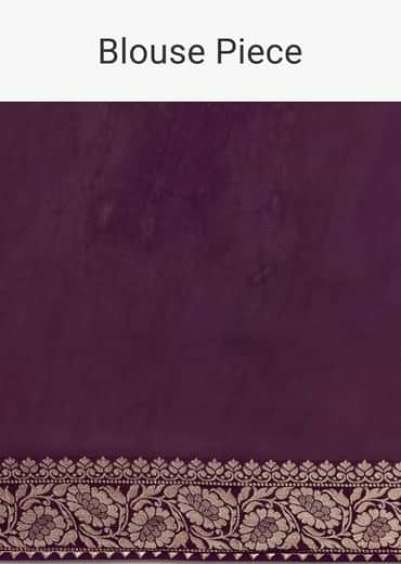 Purple Bandhani Tie Dye Saree With Zari Jaal And Unstitched Blouse