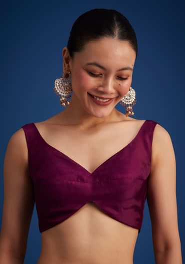 Purple Dola Silk Saree With Zari Woven Floral And Geometric Patterns