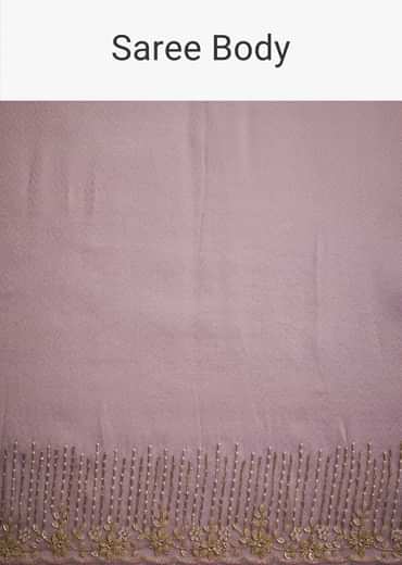 lavender Ombre Jacquard Saree