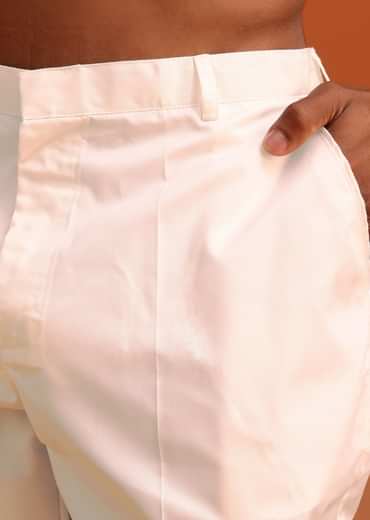 Purple Raw Silk Kurta Set With Thread Work Dupatta