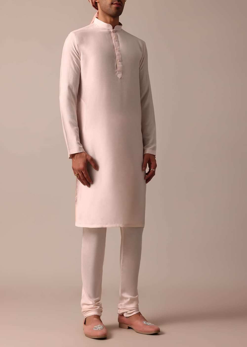 Radiant Pink Sherwani With Heavy Embroidery Work