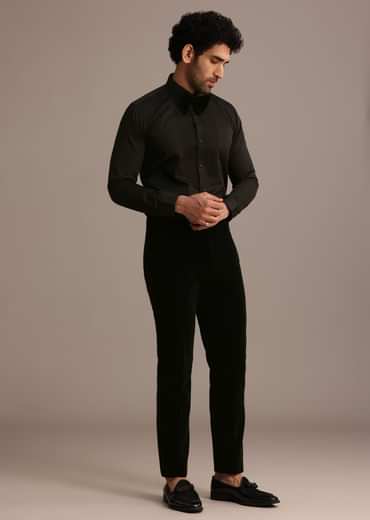 Rama Blue Velvet Tuxedo Suit