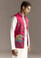 Red Cutwork Kurta Jacket Set