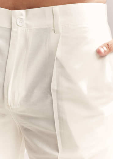 Red Silk Kurta Set For Men With Kashmiri Hand Work