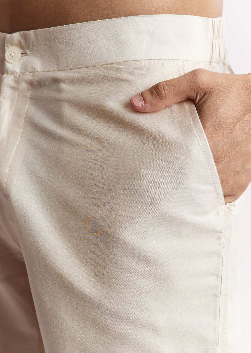 Red Chanderi Printed Kurta Set With Sequins Embroidery