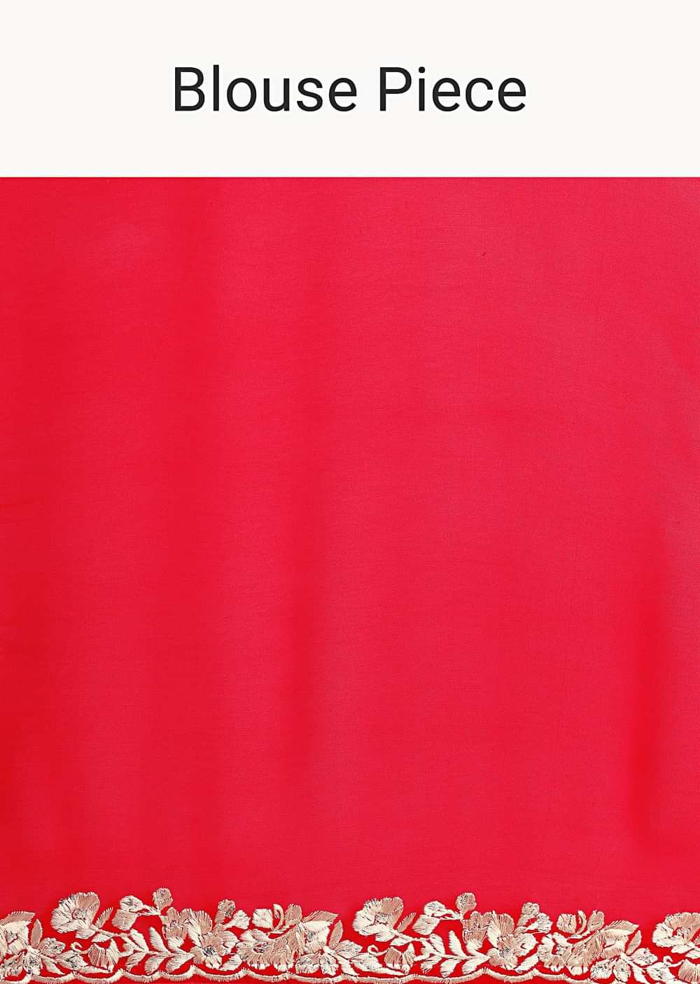 Red Saree In Georgette with Parsi Gara Work