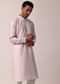 Regal Light Pink Silk Kurta Set For Men