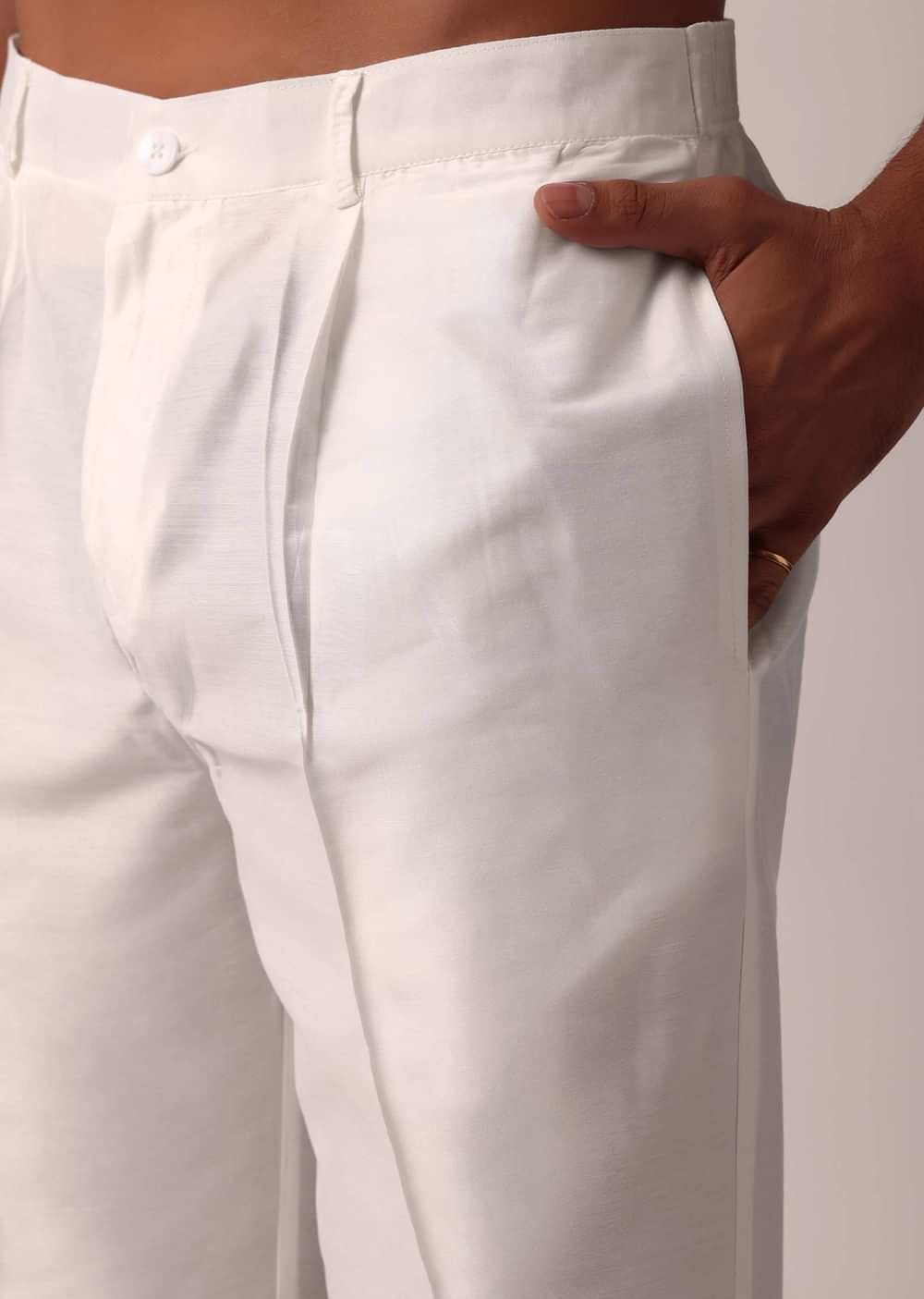 Regal Light Pink Silk Kurta Set For Men