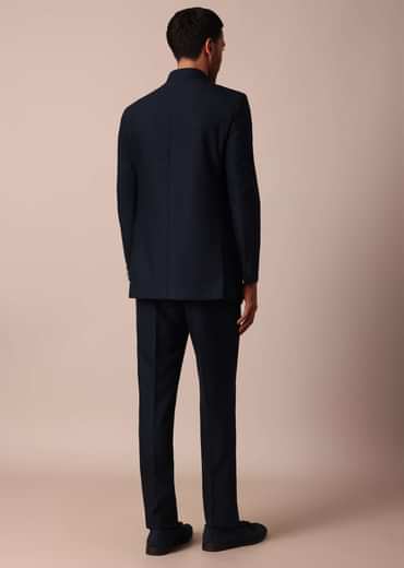 Royal Blue Bandhgala Jodhpuri Sherwani