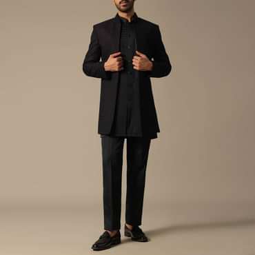 Royal Purple Radiance Sherwani Set