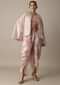 Blush Pink Organza Gotta Patti Work Dhoti Set