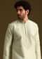 Pista Green Resham Work Kurta and Pant