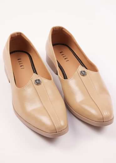 Beige Formal Juttis For Men