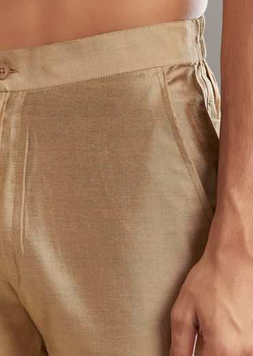 Wine Kurta Jacket Set In Modal Chanderi With Printed Design