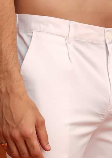 Sky Blue Floral Hand Embroidered Kurta And Pant Set