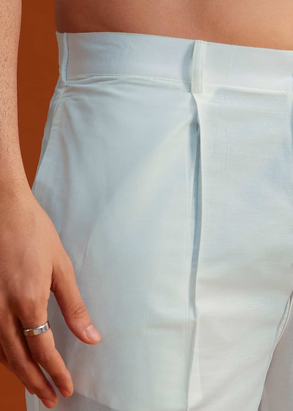 Soft Pink Marble Printed Kurta Set