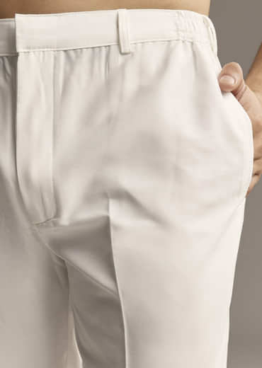 Taupe Brown Silk Designer Kurta For Men With Intricate Paisley And Floral Motif Print