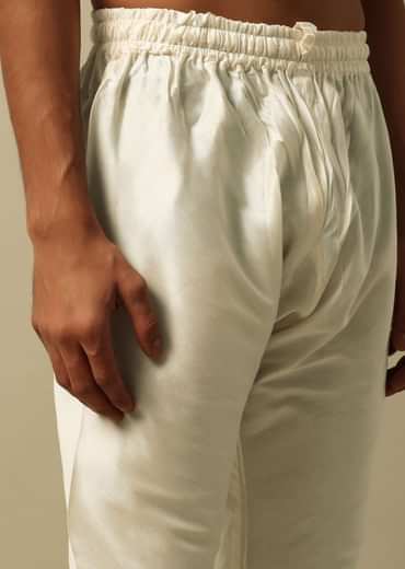 Timeless Beige Banarasi Silk Sherwani