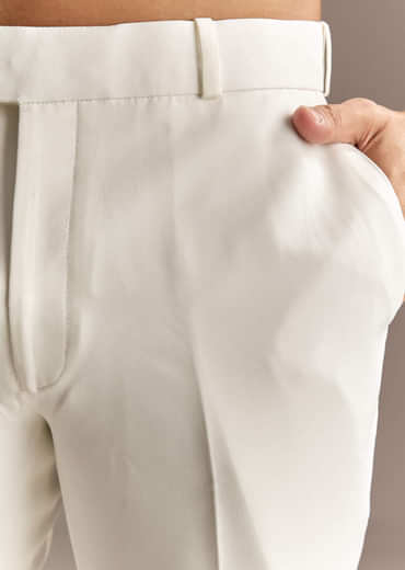 White Jodhpuri Kurta Set With Jacket