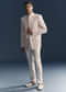 White Jodhpuri Suit For Men With Thread And Moti Embroidery
