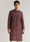 Wine Silk Floral Printed Kurta Set With Cutdana Work
