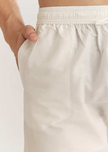 Yellow Banarasi Silk Kurta Set