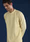 Yellow Pintuck Mens Kurta and Pant Set