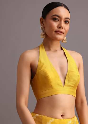 Yellow Dola Silk Leheriya Woven Saree With Gotta Patti Border