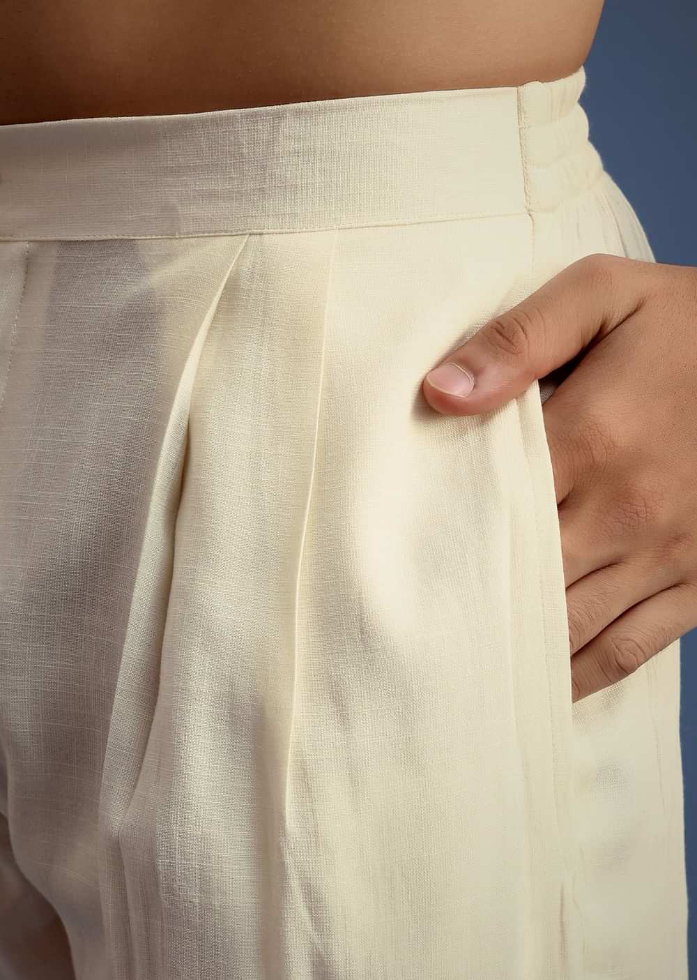 Yellow Hand Block Printed Kurta Set