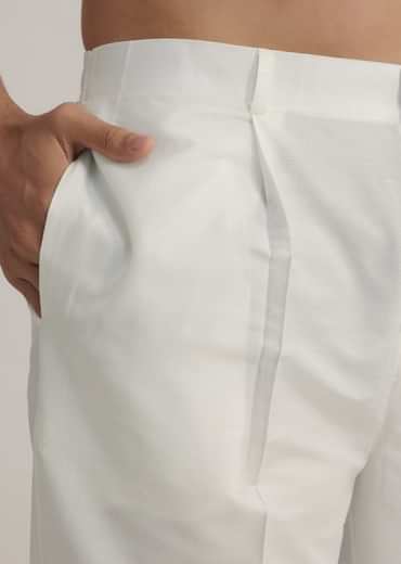 Yellow Ombre Silk Kurta Set With Mirror Work